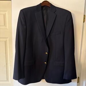 Lauren Ralph Lauren Dark Blue Blazer with Gold Buttons